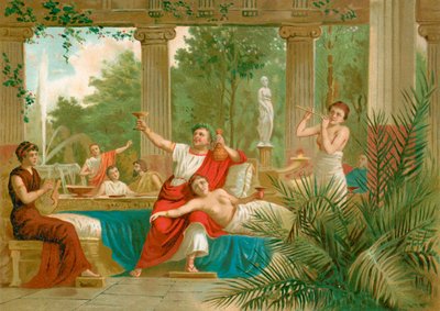 Nero Bachanalian kohtauksessa tekijältä Spanish School