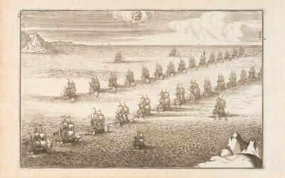 Sivu 43 teoksesta The Art of the Naval Armies, Paul Hoste, Leon, 1727 tekijältä Spanish School