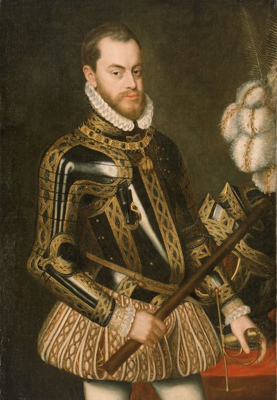 Espanjan Filip II (1527-1598) tekijältä Spanish School