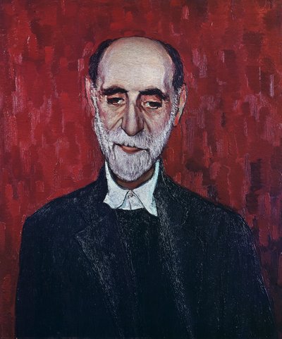 Juan Ramon Jimenezin muotokuva (Moguer tekijältä Spanish School