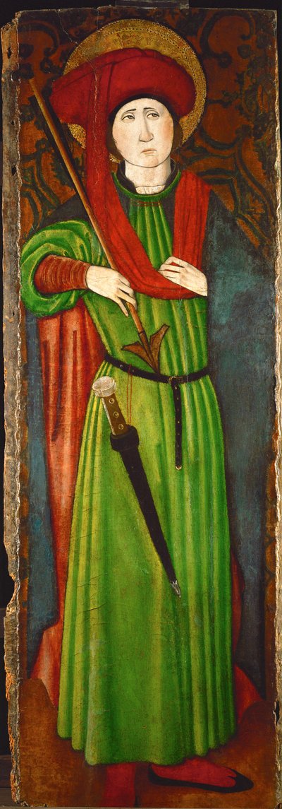 Pyhä Sebastian (öljy puulle) tekijältä Spanish School