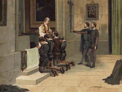 Huonekalut ja erilaiset esineet 1100- ja 1300-luvuilta tekijältä Spanish School
