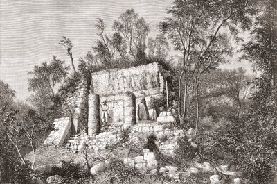 Pallokenttä, Chichén Itzá, Yucatan, Meksiko tekijältä Spanish School