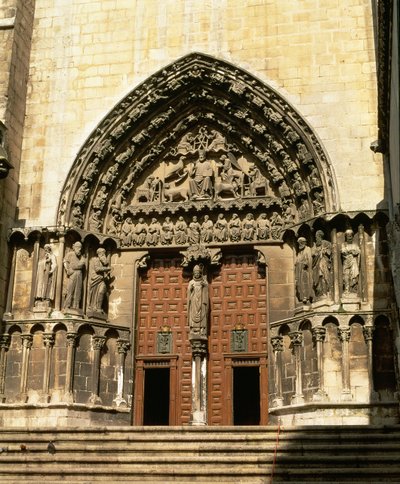 Portada del Sarmental, eteläinen transept, n. 1235 tekijältä Spanish School