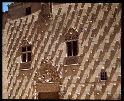 Näkymä goottilainen julkisivu (1493-1517) tekijältä Spanish School