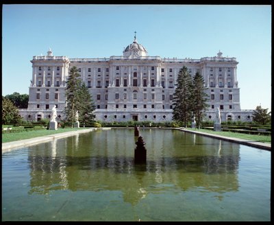 Näkymä kuninkaallisesta palatsista (1738-1755) (valokuva) tekijältä Spanish School