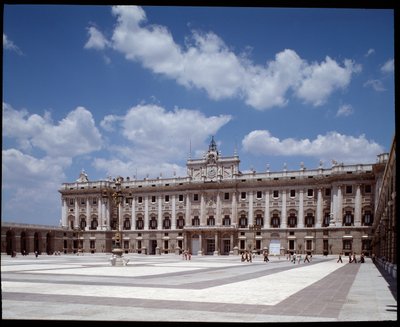Näkymä kuninkaallisesta palatsista (1738-1755) (valokuva) tekijältä Spanish School