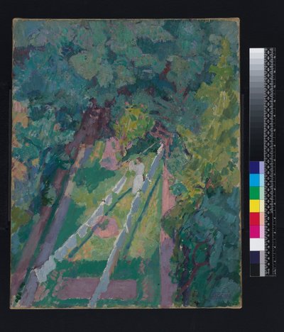 Näkymä ikkunasta osoitteessa 6 Cambrian Road, Richmond, ennen vuotta 1914 tekijältä Spencer Frederick Gore