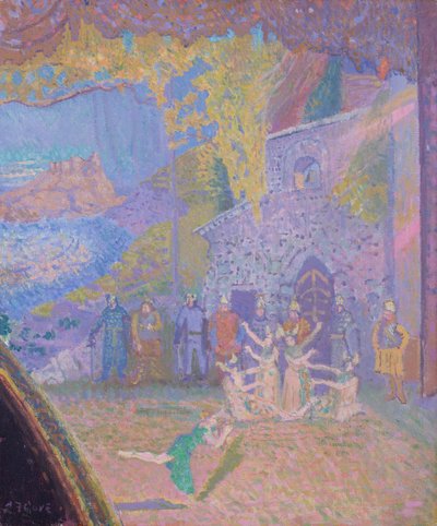 Irlannin hengen tanssi, Alhambra Music Hall, 1910 tekijältä Spencer Frederick Gore