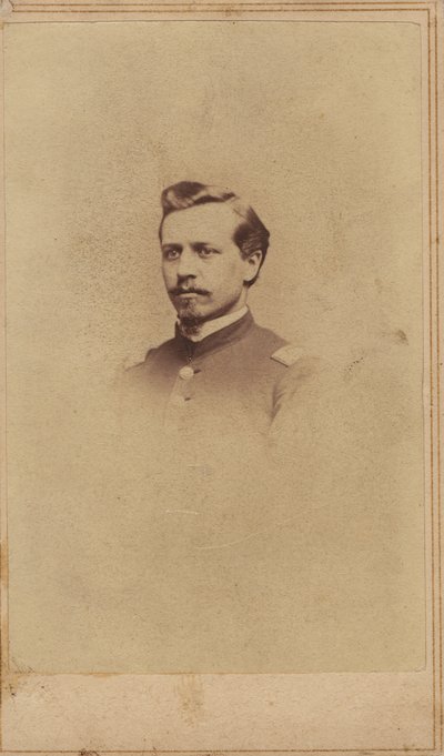 Otto C.Lademann, kapteeni, yritys F, 3. rykmentin jalkaväki Missourin vapaaehtoiset (unioni) tekijältä St. Louis Hoelke and Benecke