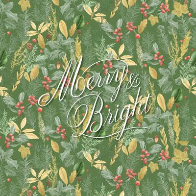Merry & Bright, 2021 (grafiittikynä ja digitaalinen) tekijältä Stacy Hsu