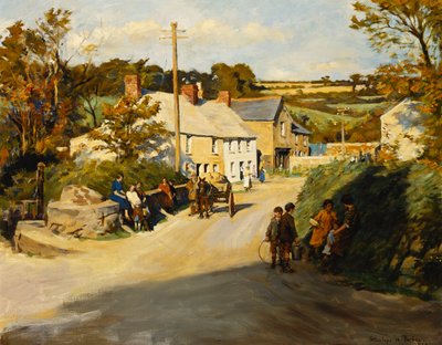 Cornish Village tekijältä Stanhope Alexander Forbes