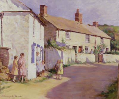 Kyläkohtaus, Newlyn tekijältä Stanhope Alexander Forbes