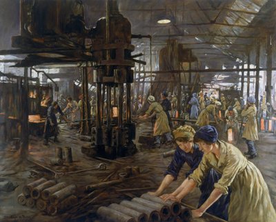 Sotatarviketytöt, 1918 tekijältä Stanhope Alexander Forbes