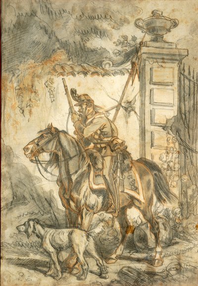 Lancerit partiossa, kuvitus: Stanislao Grimaldi del Poggetto tekijältä Stanislas Grimaldi del Poggetto