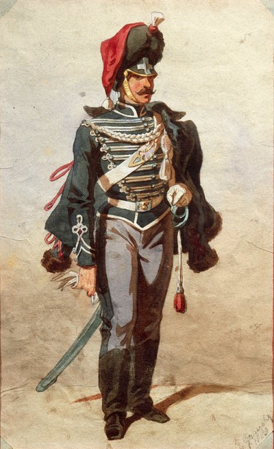 Univormututkimus, Stanislao Grimaldi del Poggetton piirustus tekijältä Stanislas Grimaldi del Poggetto