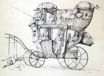 Diligence, 1850-1890 tekijältä Stanislas Lepine
