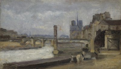 Pont de la Tournelle, Pariisi, 1862-1864 tekijältä Stanislas Lepine