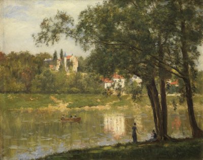 Grande Jatte Island, n. 1877-1882 tekijältä Stanislas Victor Edouard Lepine
