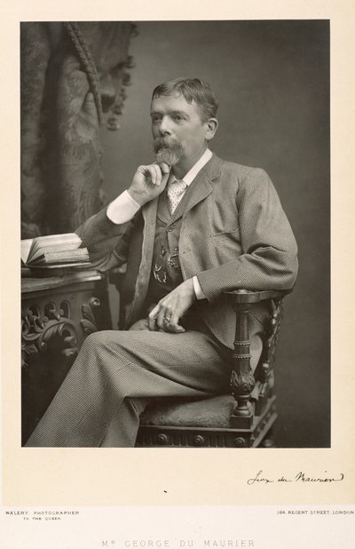 George du Maurier (1834-96), taiteilija, sarjakuvapiirtäjä ja kirjailija, muotokuva tekijältä Stanislaus Walery