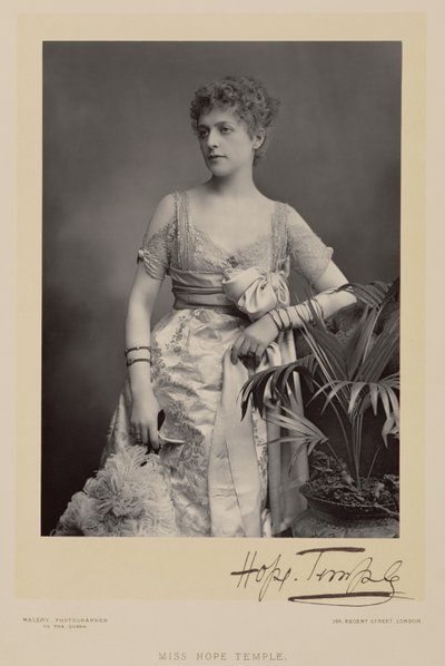 Miss Hope Temple, muotokuva tekijältä Stanislaus Walery