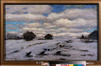 Degel. Peinture de Stanislav Yulianovich Zhukovsky (Joukovsky) (1873-1944), huile herra toile tekijältä Stanislav Joulianovitch Joukovski