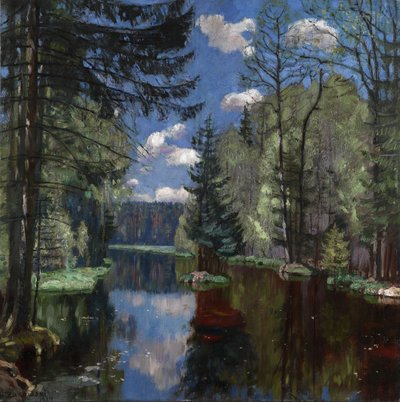 Forest Lake, 1934 tekijältä Stanislav Julianovic Zukovskij