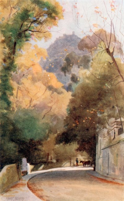 Tie Cintrassa (värilitografia) tekijältä Stanley Inchbold