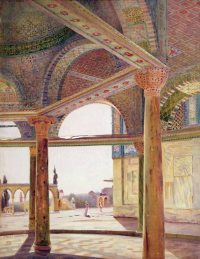 Dome of the Rock: Sisätilat tekijältä Stanley Inchbold