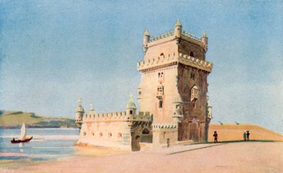 Belemin torni, Lissabon (värilitro) tekijältä Stanley Inchbold