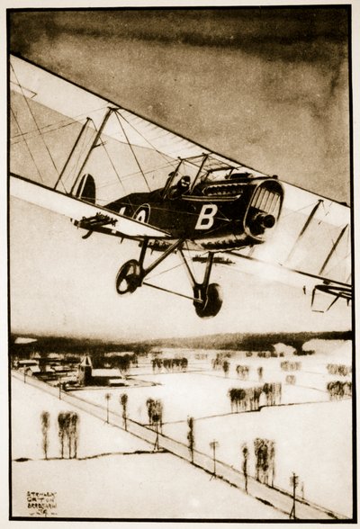 R.A.F auttaa murtamaan kuljetuslakon tekijältä Stanley Orton Bradshaw