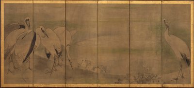 Kurpit ja krysanteemit, Momoyama- tai Edo-kausi, 1568-1868. tekijältä Sôtatsu