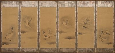 Oques salvatges, període Momoyama o Edo, 1568-1615. finlandès tekijältä Sôtatsu