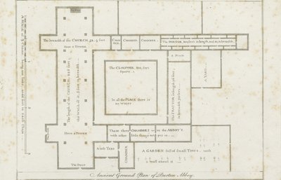 Burton-upon-Trent Abbey: kaiverrus, nd [c 1795] (painettu) tekijältä Stebbing Shaw