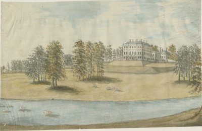 Patshull House: akvarellimaalaus ja [1790-luku] tekijältä Stebbing Shaw