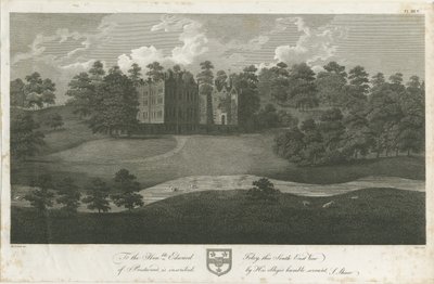 Prestwood Hall: kaiverrus, nd [1762-1802] tekijältä Stebbing Shaw