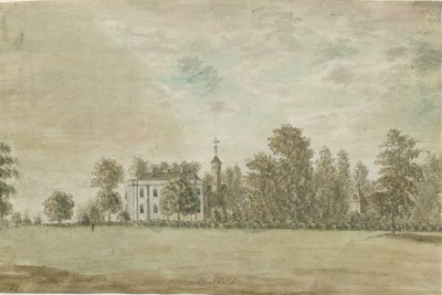 Statfold Hall: akvarellimaalaus, nd [1762-1802] tekijältä Stebbing Shaw