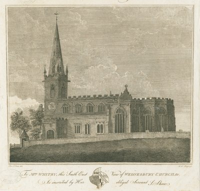 Wednesburyn kirkko: kaiverrus, nd [1762-1802] tekijältä Stebbing Shaw