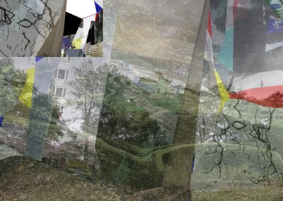 Surrealistinen kerroksellinen kaupunkimaisema tekijältä Stefan Fransson