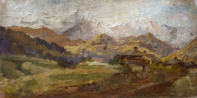 Mount Spluga, kirjoittanut Stefano Bersani (1872-1914) tekijältä Stefano Bersani