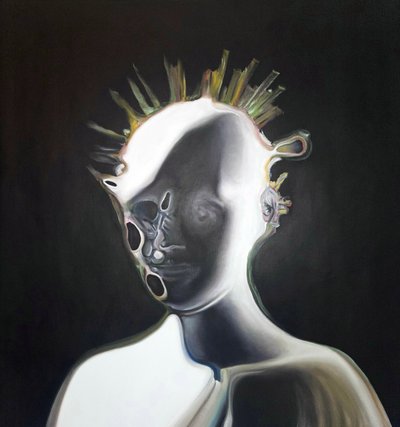 Surrealistinen abstrakti muotokuva tekijältä Stefano Mazzolini