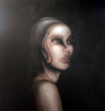 Surrealistinen naisen muotokuva tekijältä Stefano Mazzolini