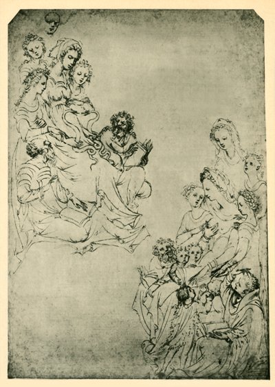 "Alegoria of the Liberal Arts: Logic and Grammar", 1400-luvun alku, 1943. tekijältä Stefano da Verona
