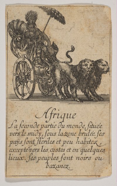 Afrikka, 1644. tekijältä Stefano della Bella