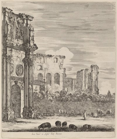Konstantinuksen kaari, 1656. tekijältä Stefano della Bella