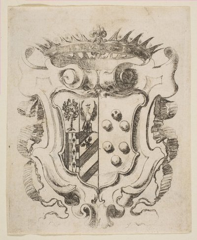 Medicien aseet Della Roveren kanssa, 1637. tekijältä Stefano della Bella