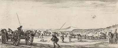 Muut Conduite de Cannons, (etsaus paperille) tekijältä Stefano della Bella