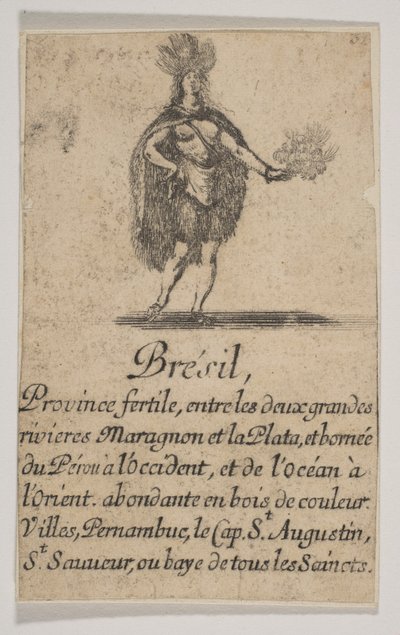 Brasilia, 1644. tekijältä Stefano della Bella