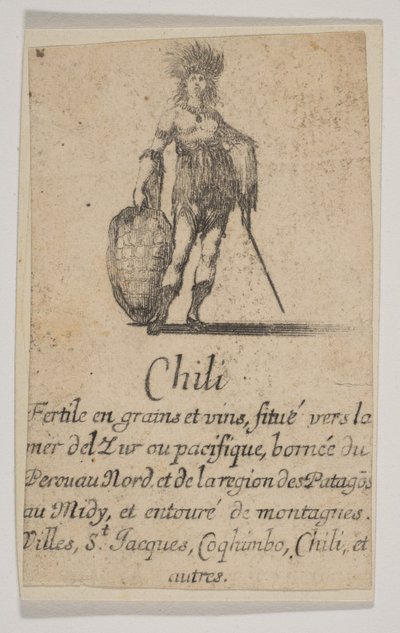 Chile, Game of Geography Game of Geography, 1644. tekijältä Stefano della Bella