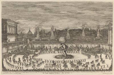 Toscanan prinssin sisäänkäynti, 1661. tekijältä Stefano della Bella